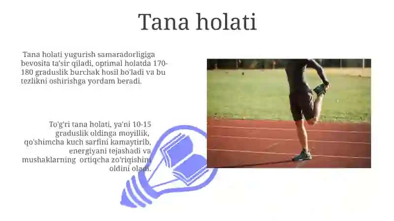 Qisqa masofaga yugurish texnikasi 3