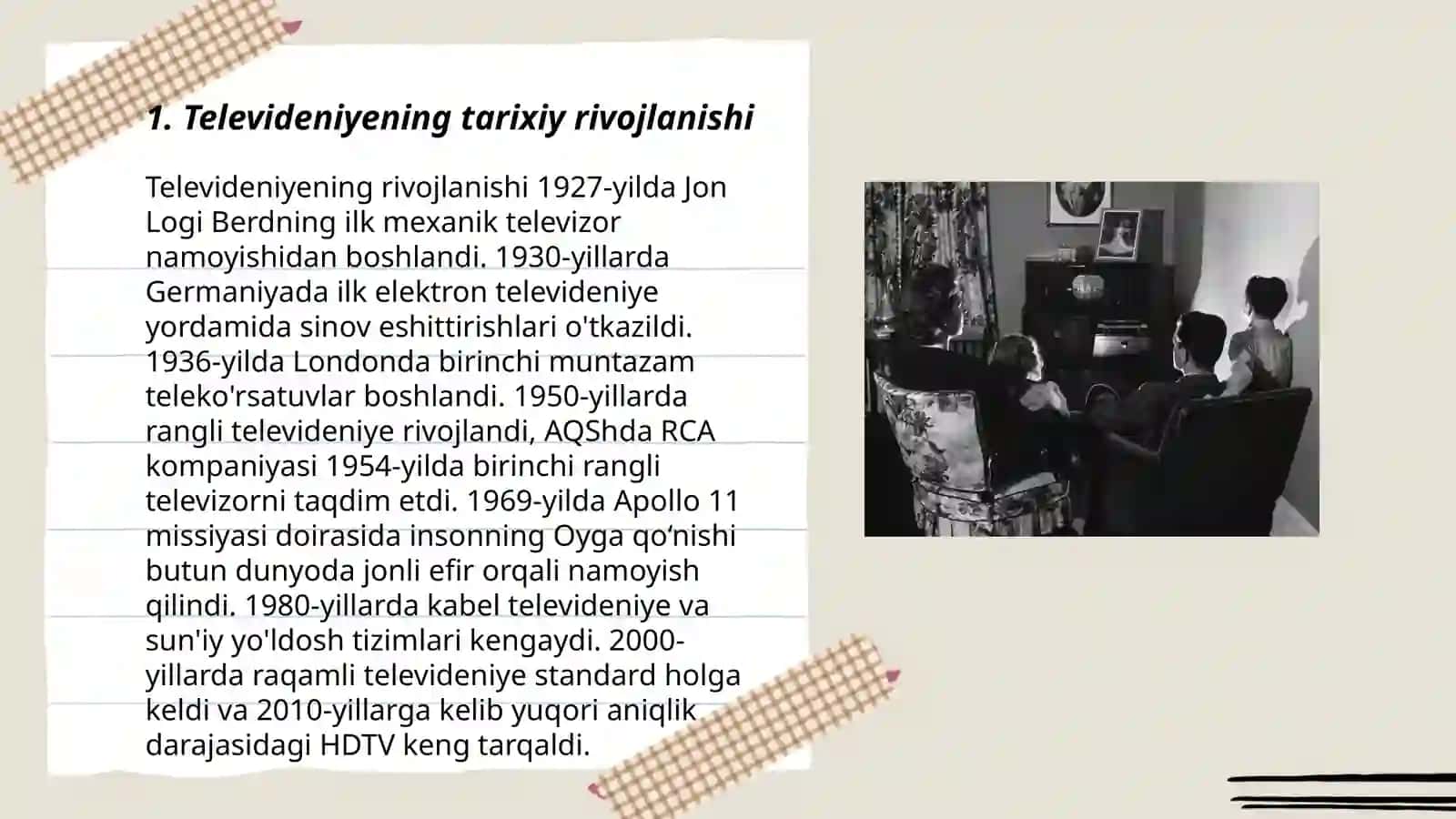 Televideniye – ko‘ngilochar sanoat sifatida 3
