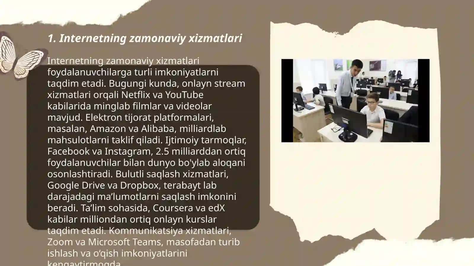 Internetning zamonaviy xizmatlari 3
