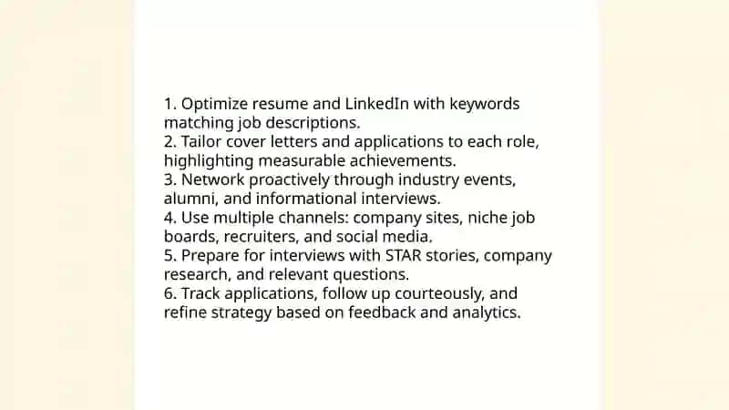 Job Search Strategies 3