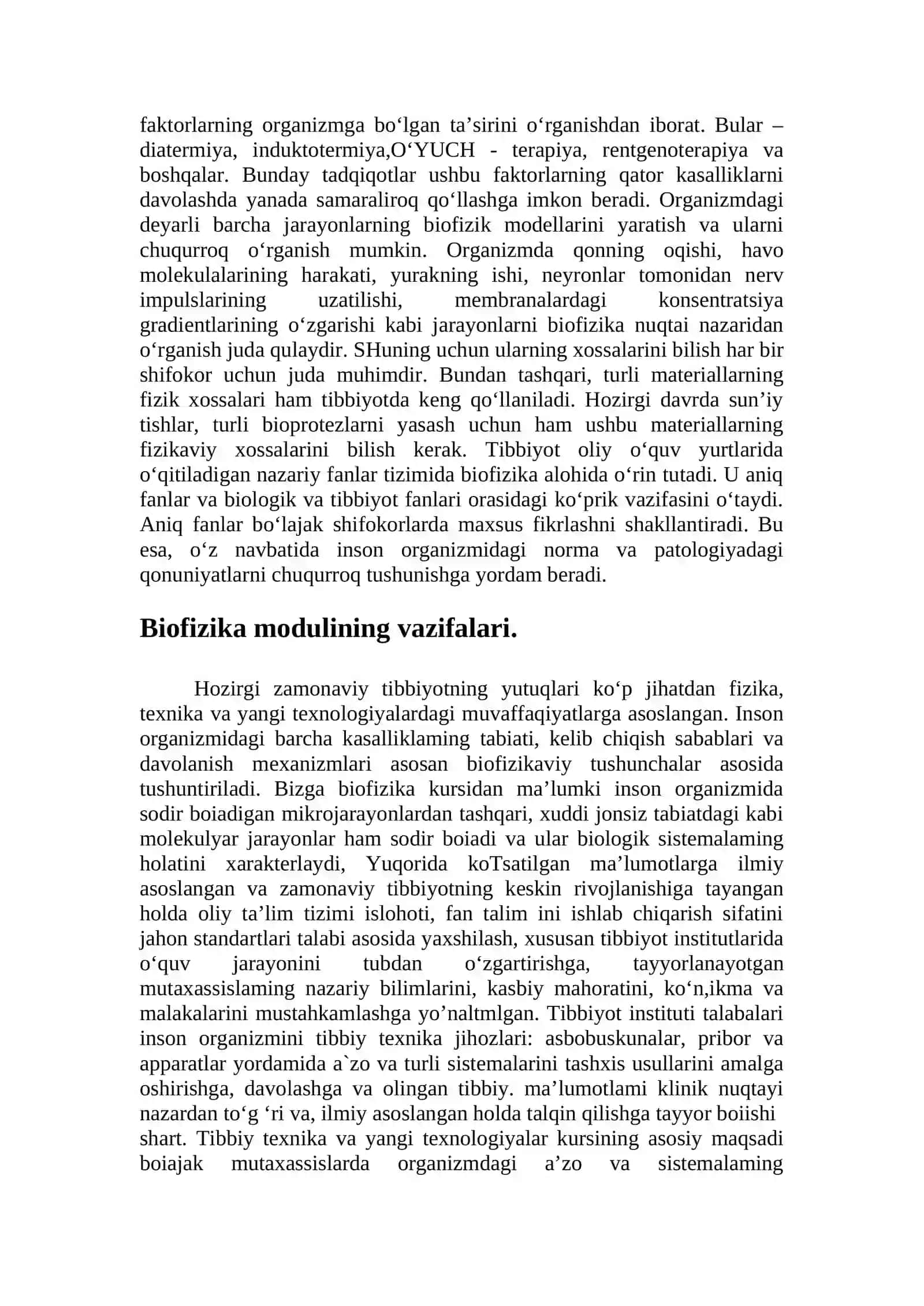 Biofizika fan sifatida 3