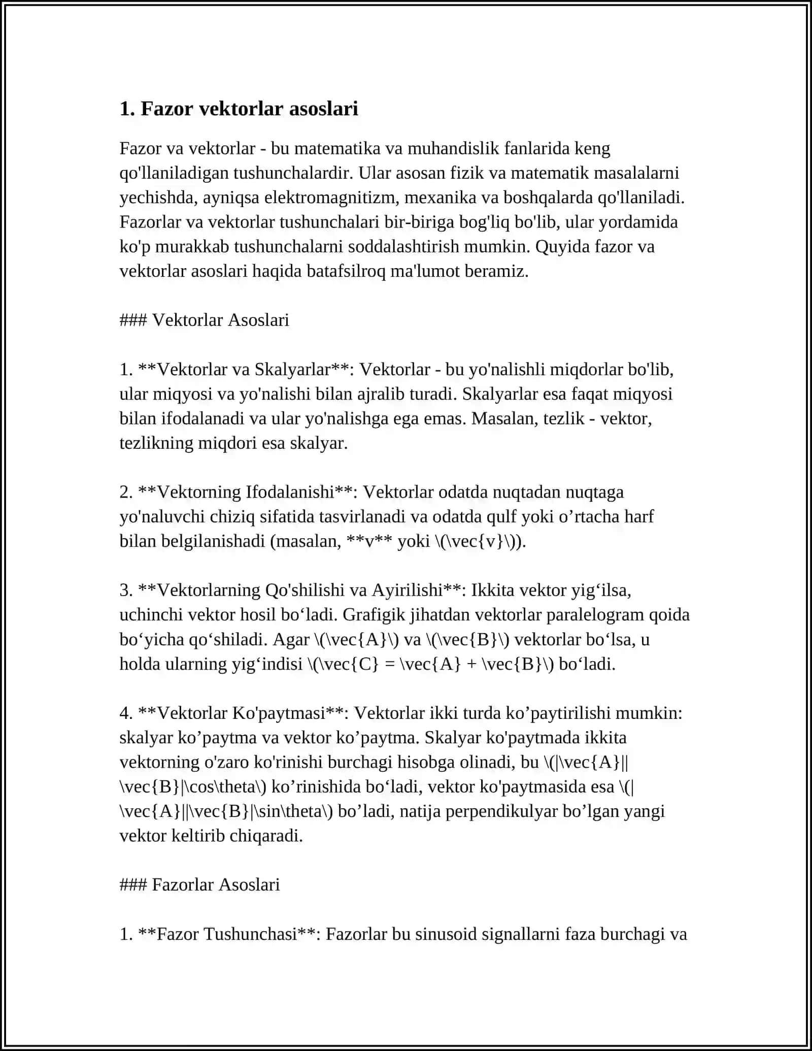 VEKTOR FAZO TUSHUNCHASI 3