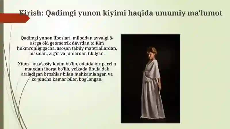 Qadimgi Yunoniston liboslar tarixi 3
