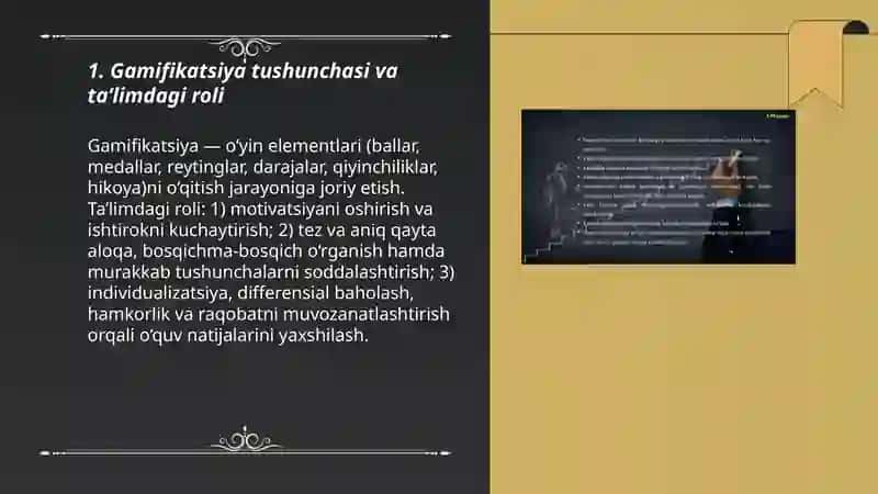 Gamifikatsiya orqali ta’lim samaradorligini oshirish 3