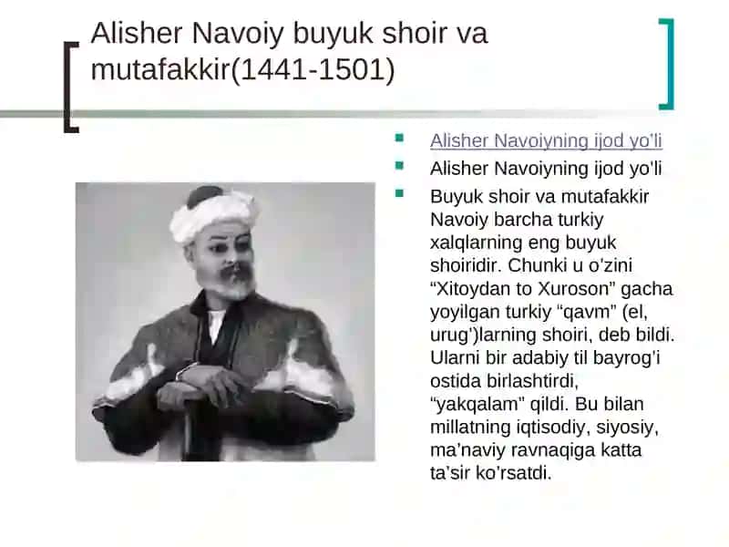 ALISHER NAVOIYNING HAYOTI VA IJODI 3