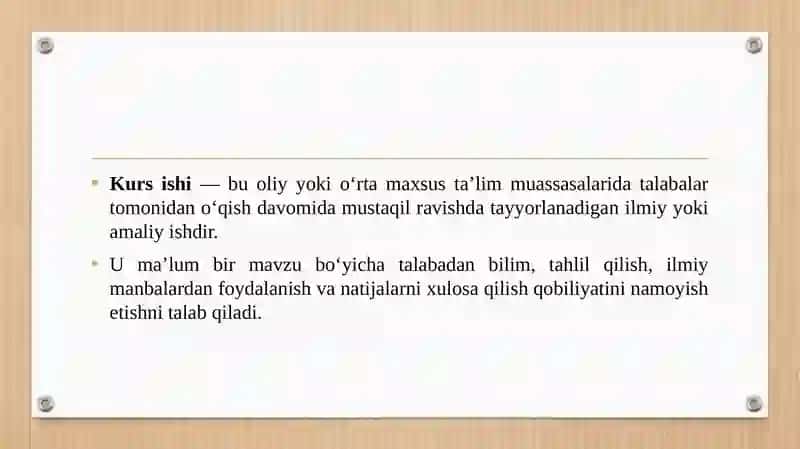 Kurs ishi haqida tushuncha 3
