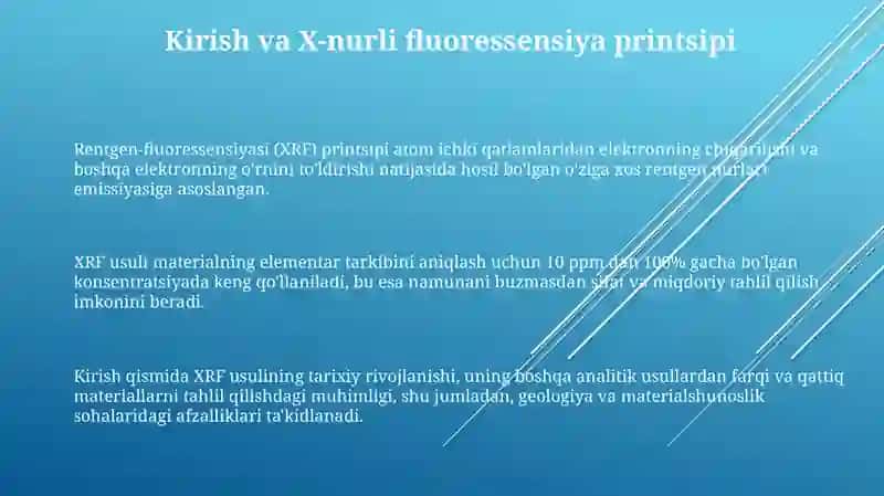 Rentgen-fluoressensiya tahlili 3