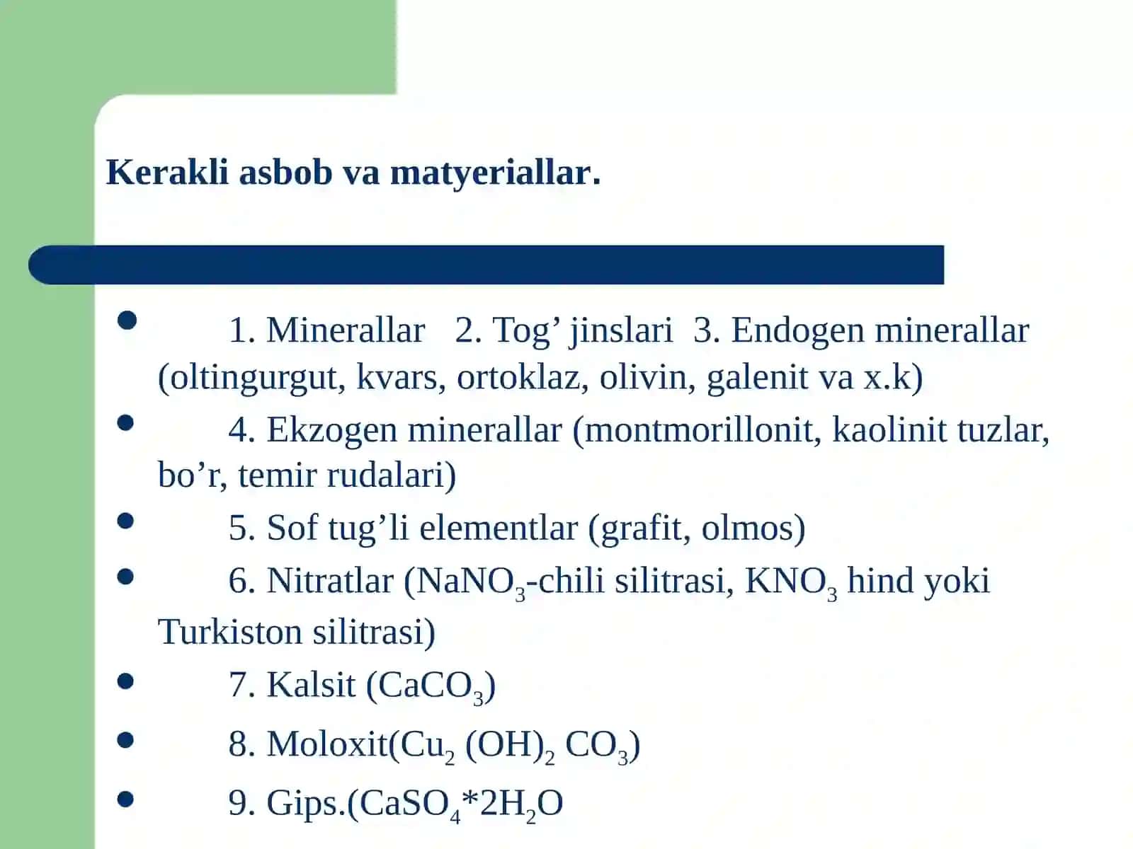 Tog’ jinslari haqida tushuncha 3