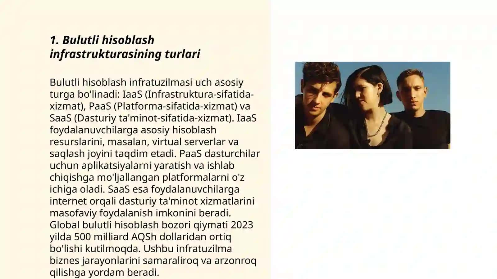 Bulutli texnologiyalar va ular bilan ishlash 3