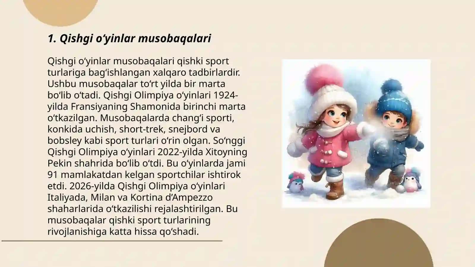 Qishgi o'yinlar musobaqalari 3