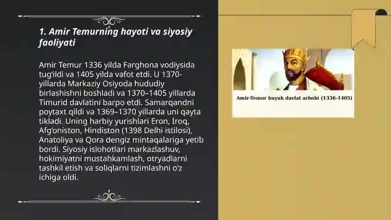 Amir Temur buyuk davlat arbobi 3