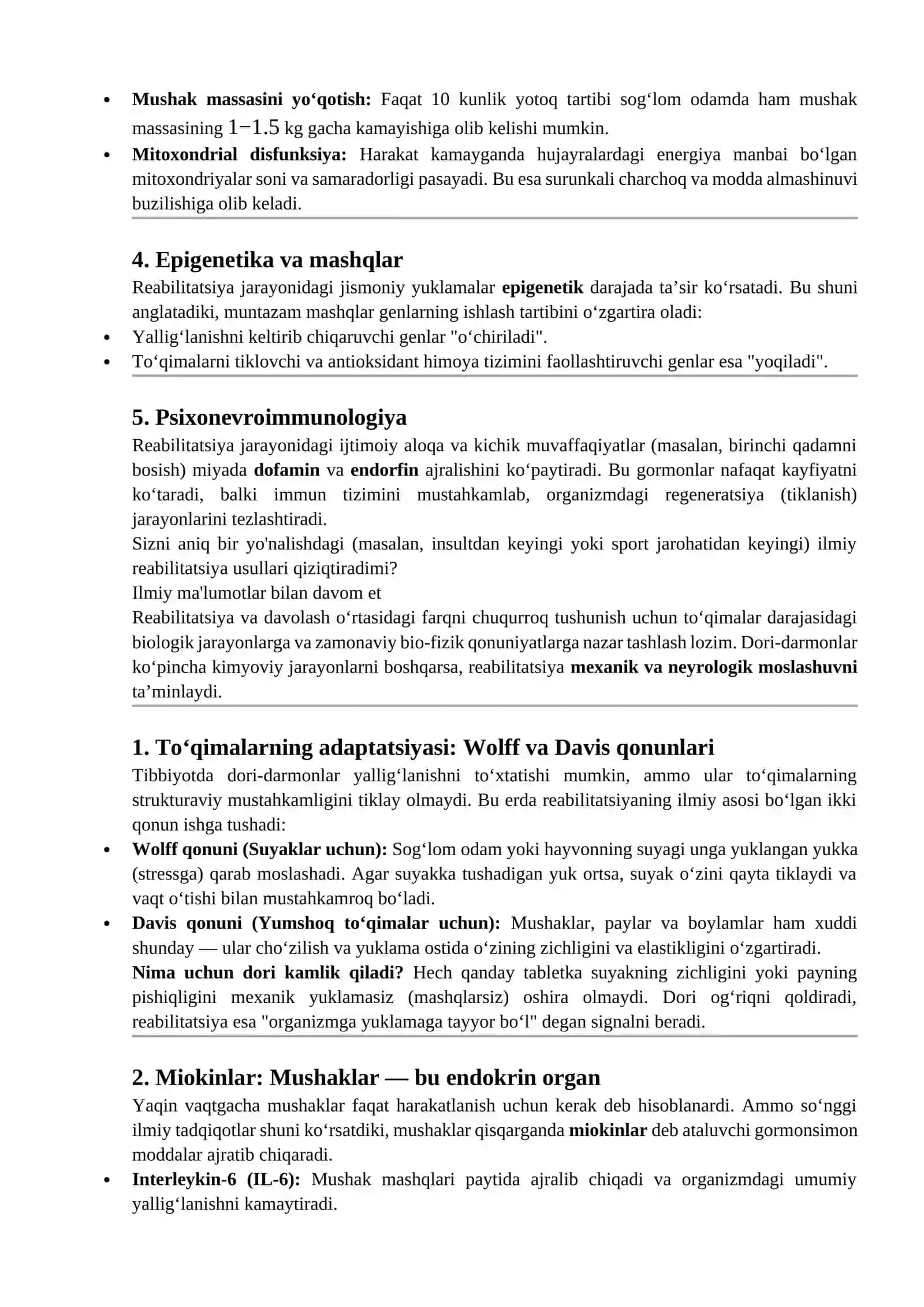 Reabilitatsiya va davolashning farqi nimada? 3