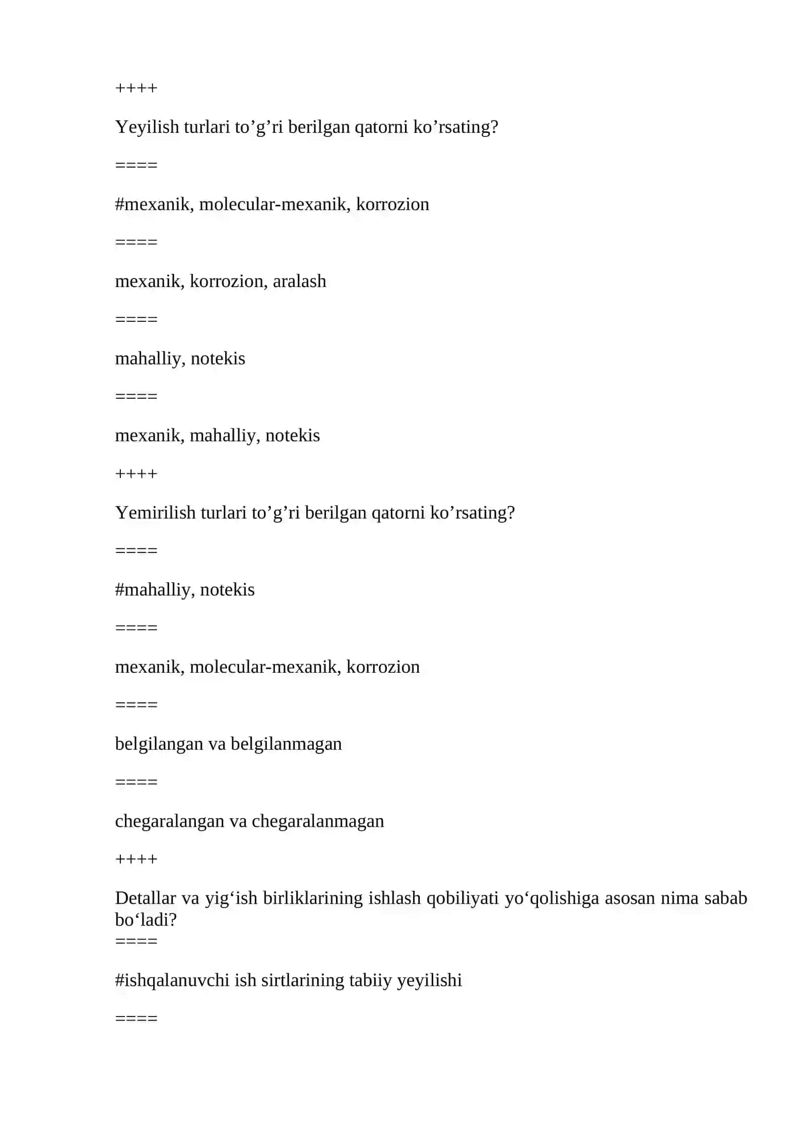 Mashina berilgan vazifalarni bajara olishi 3