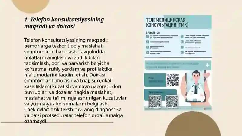 Telefon orqali konsultatsiya berish qoidalari 3