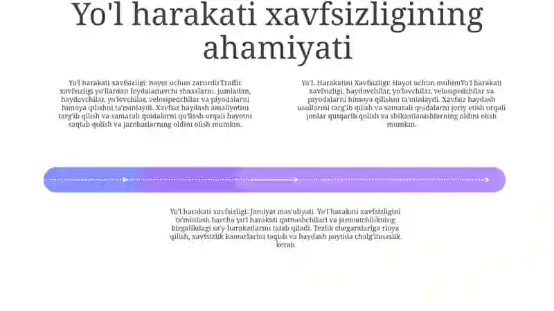 Yo'L Harakatini Xavfsizligi 3