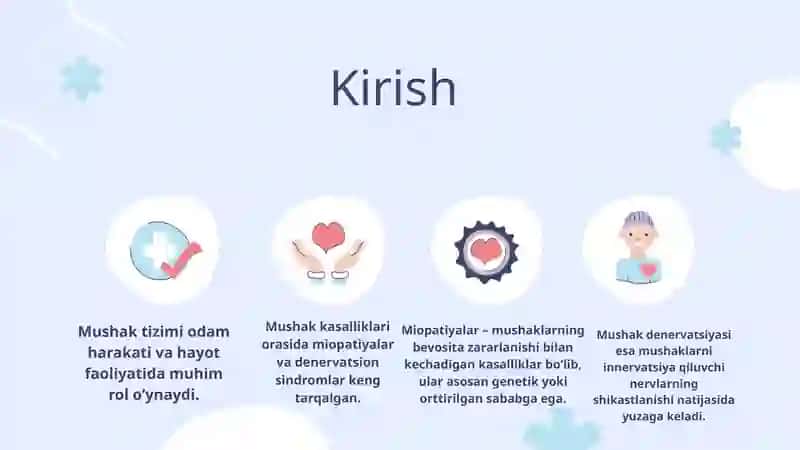 Miopatiyalar va Mushaklar Denervatsiyasi 3