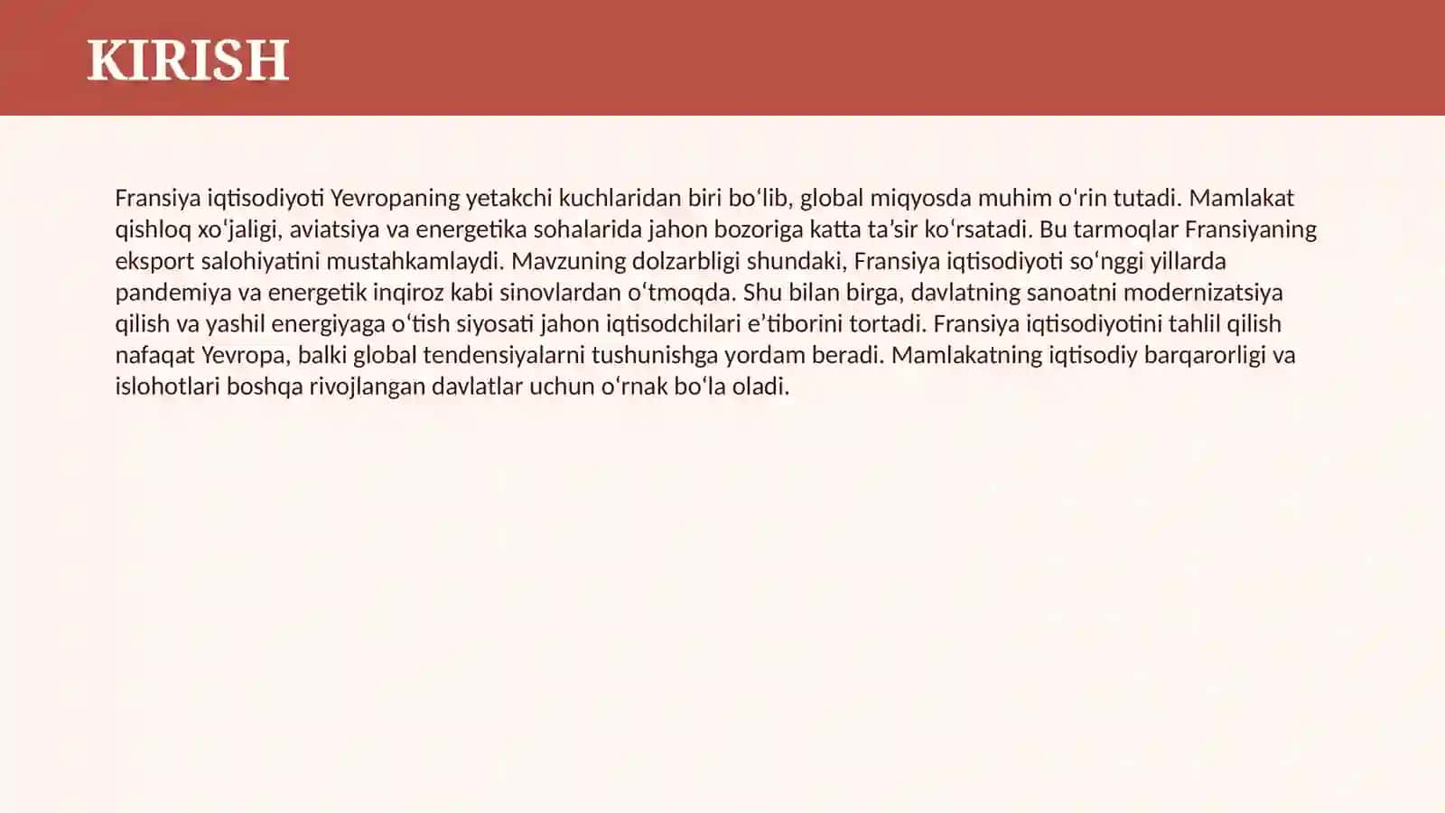 FRANSIYA RESPUBLIKASINING IQTISODIYOTI 3