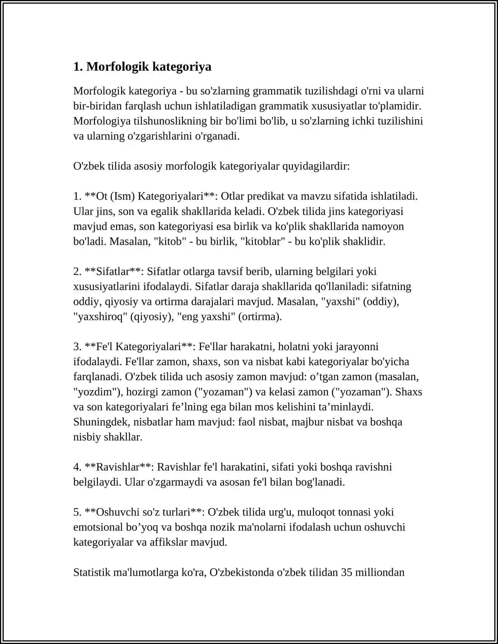 MORFOLOGIK USLUBIYAT 3