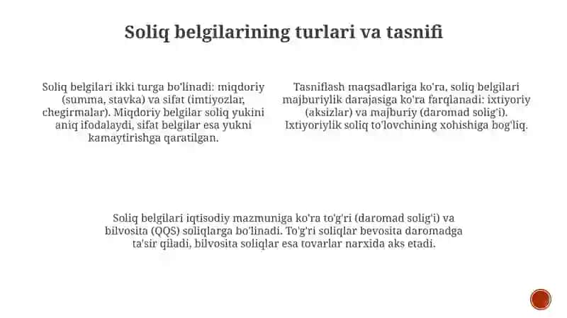 Soliq belgilari mohiyati 3