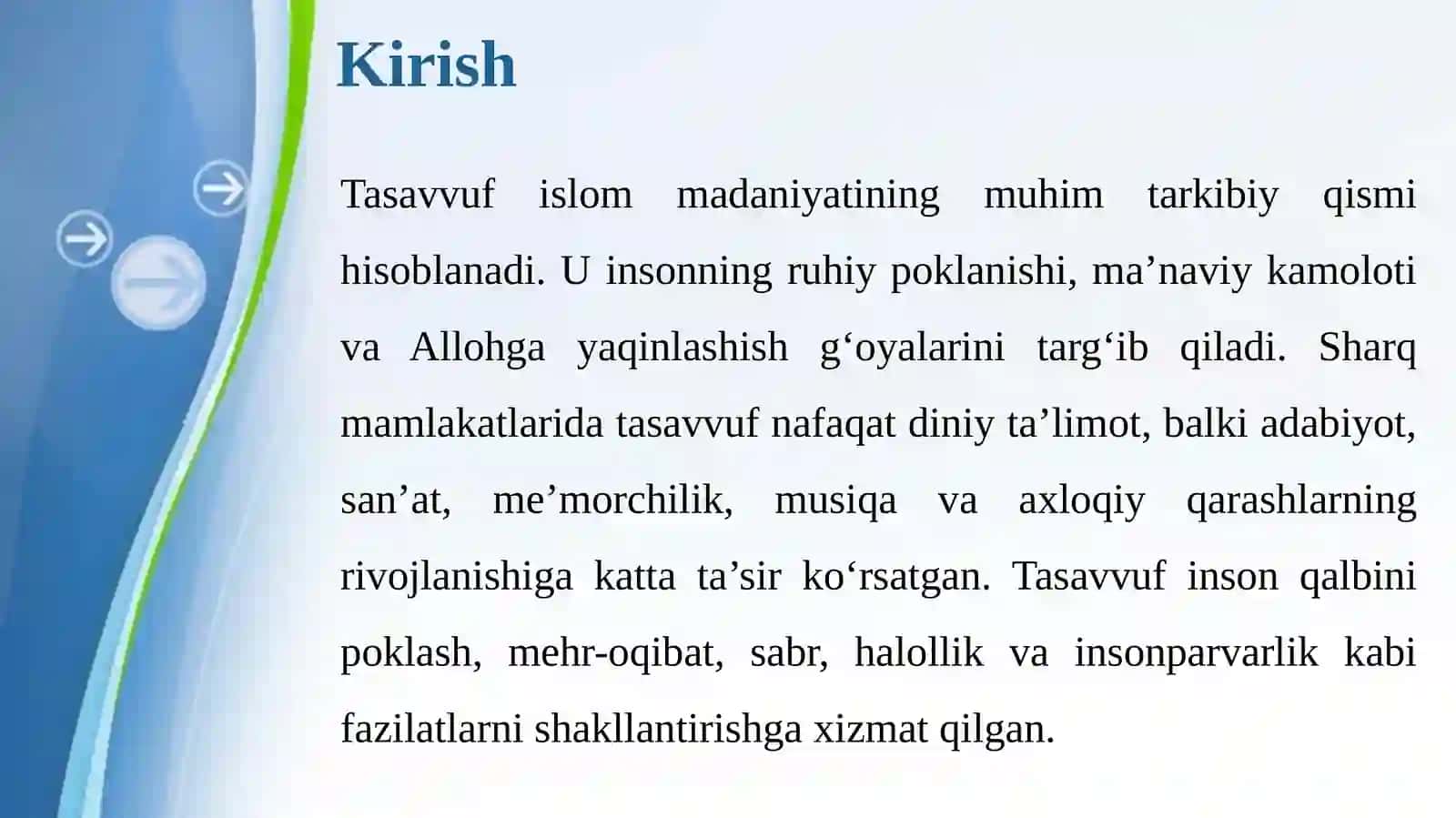 Tasavvuf ta’limotining Sharq madaniyatiga ta’siri 3