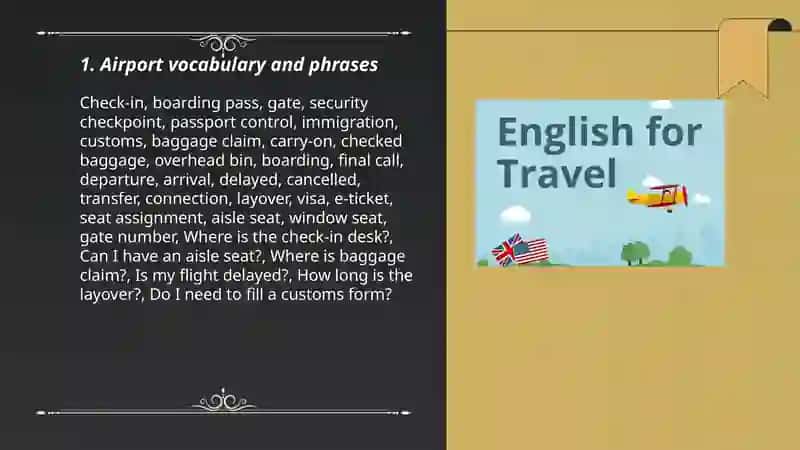 English for travel 3