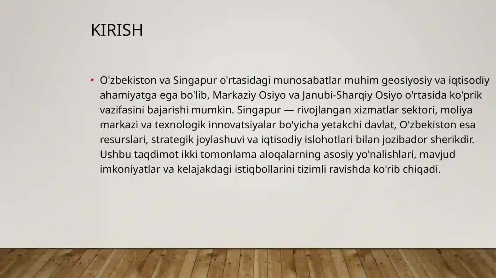 O'zbekiston va Singapur aloqalari 3
