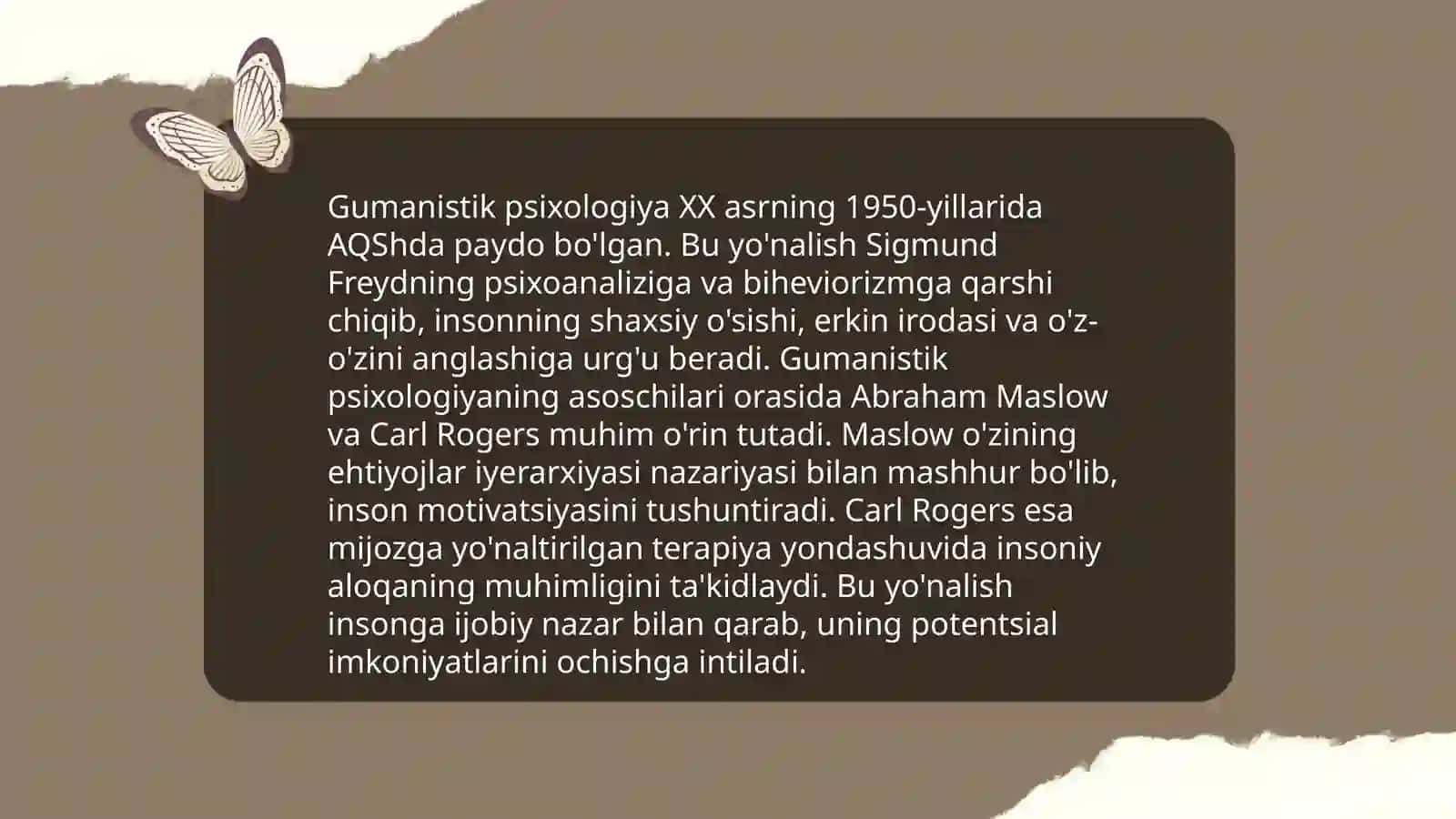 Gumanistik psixologiyada shaxs 3