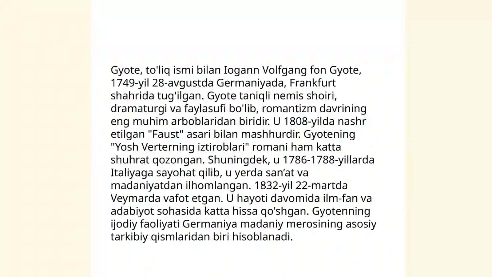 Gyote va Hofiz ijodi 3