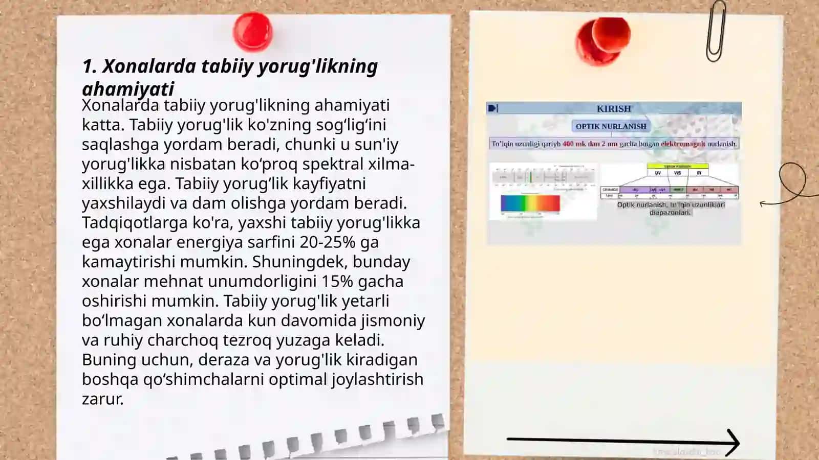 Xonalarda tabiiy yoritilganlikni tekshirish 3