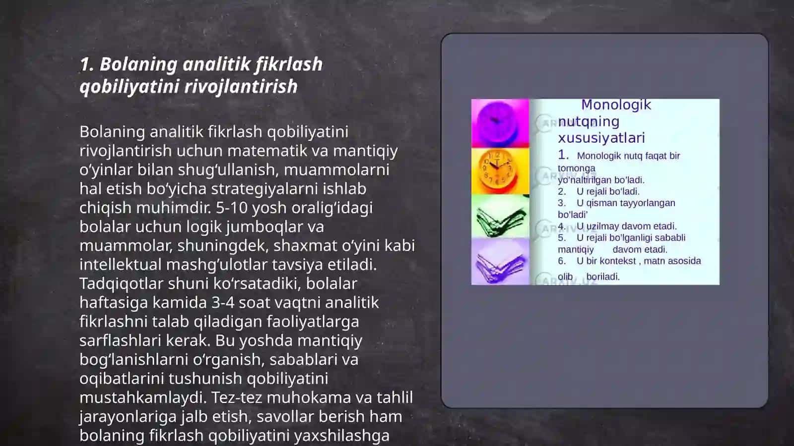 Bolaning mantiqiy tafakkurini rivojlantirish 3