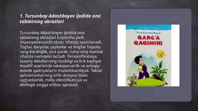 Ona tabiat va Vatan madhi 3
