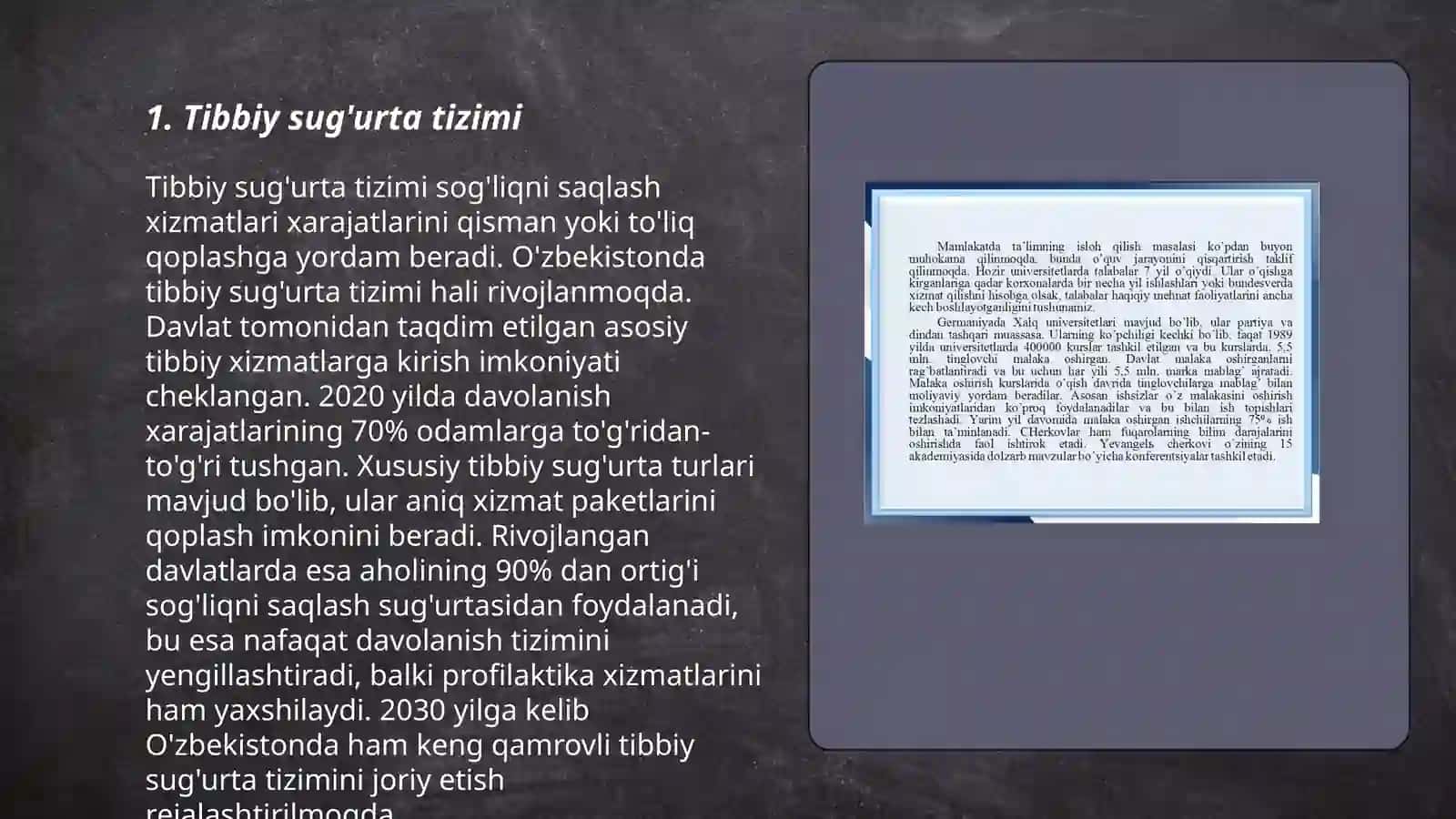 Tibbiy sug'urta tizimi 3