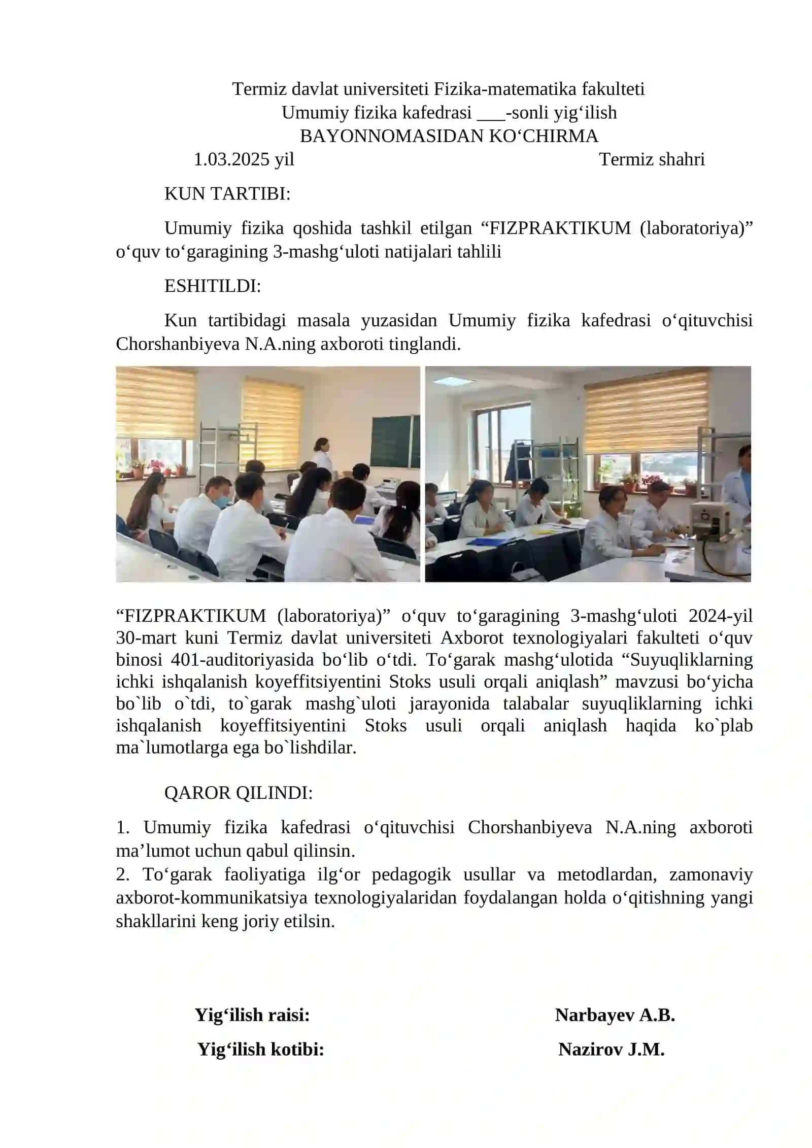 FIZPRAKTIKUM (laboratoriya) 3