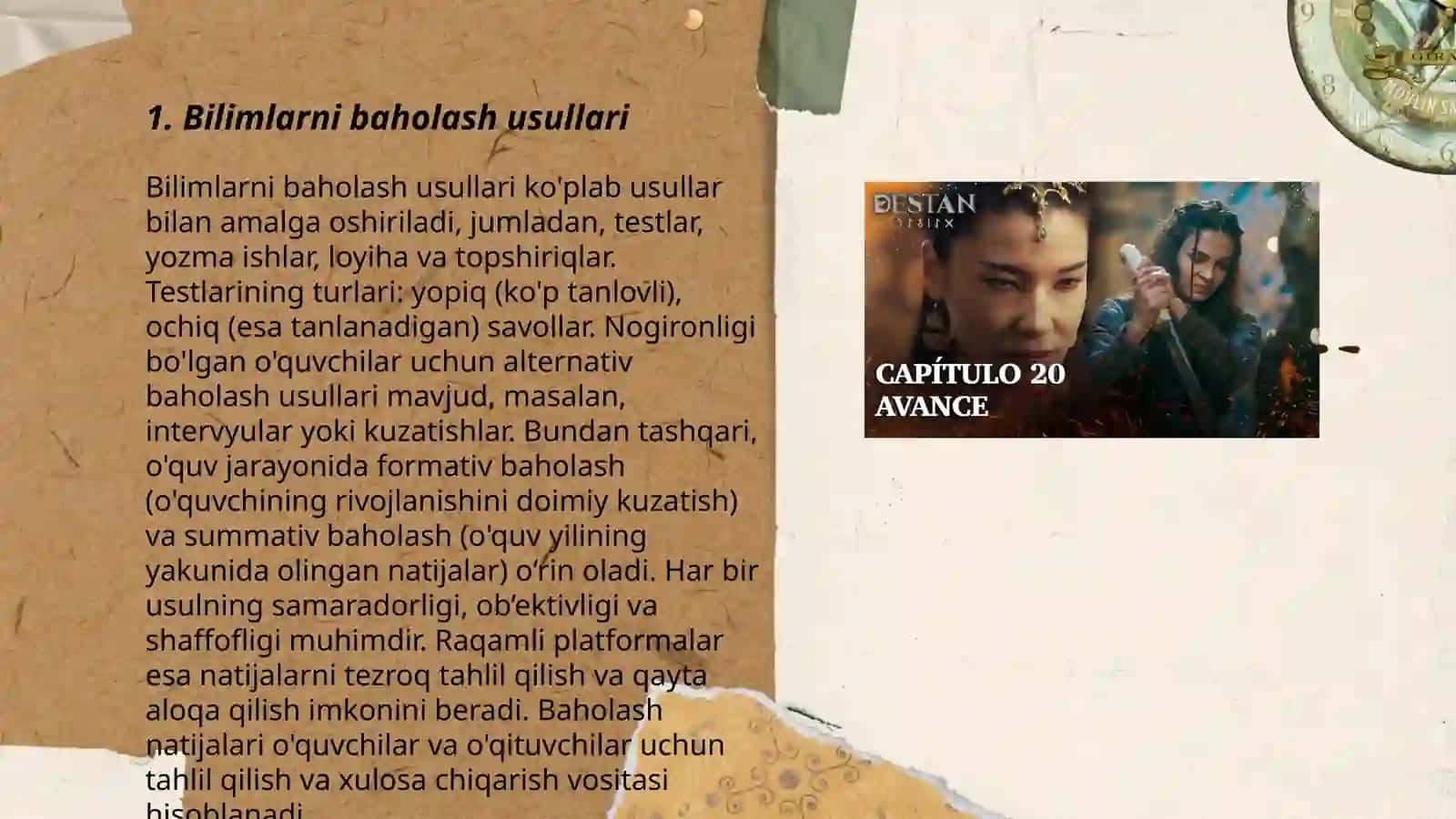 Bilimlarni baholash usullari 3