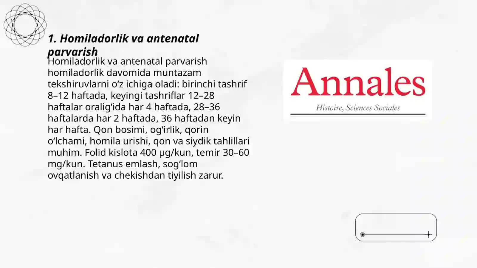 Homiladorlik va antenatal parvarish 3