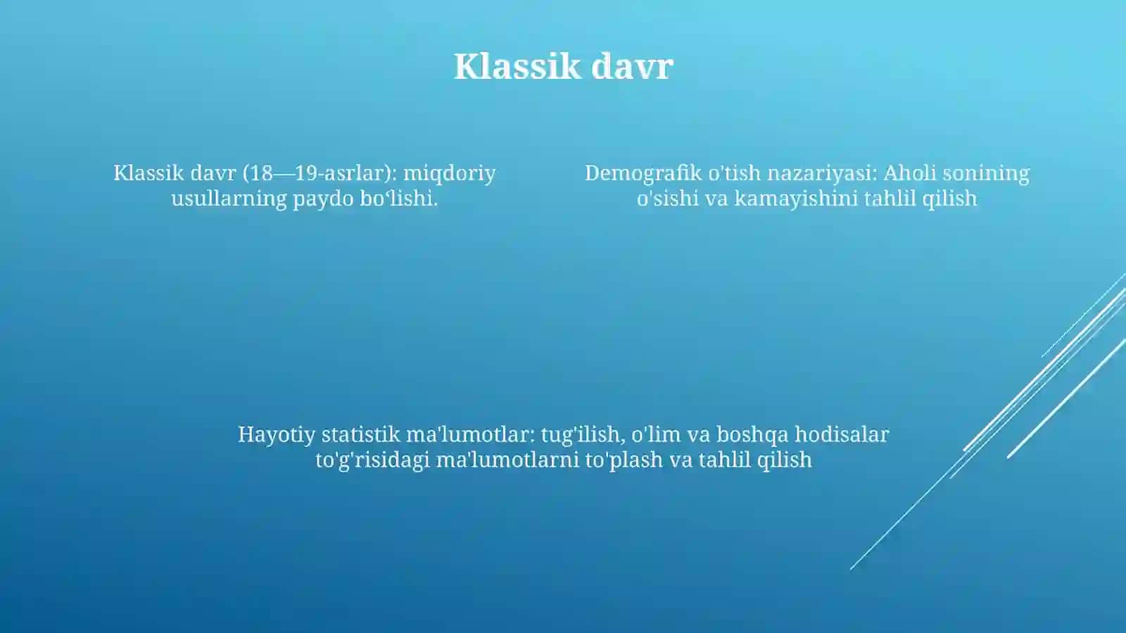 Demografik Tadqiqotlar Rivojlanishi Tarixi 3