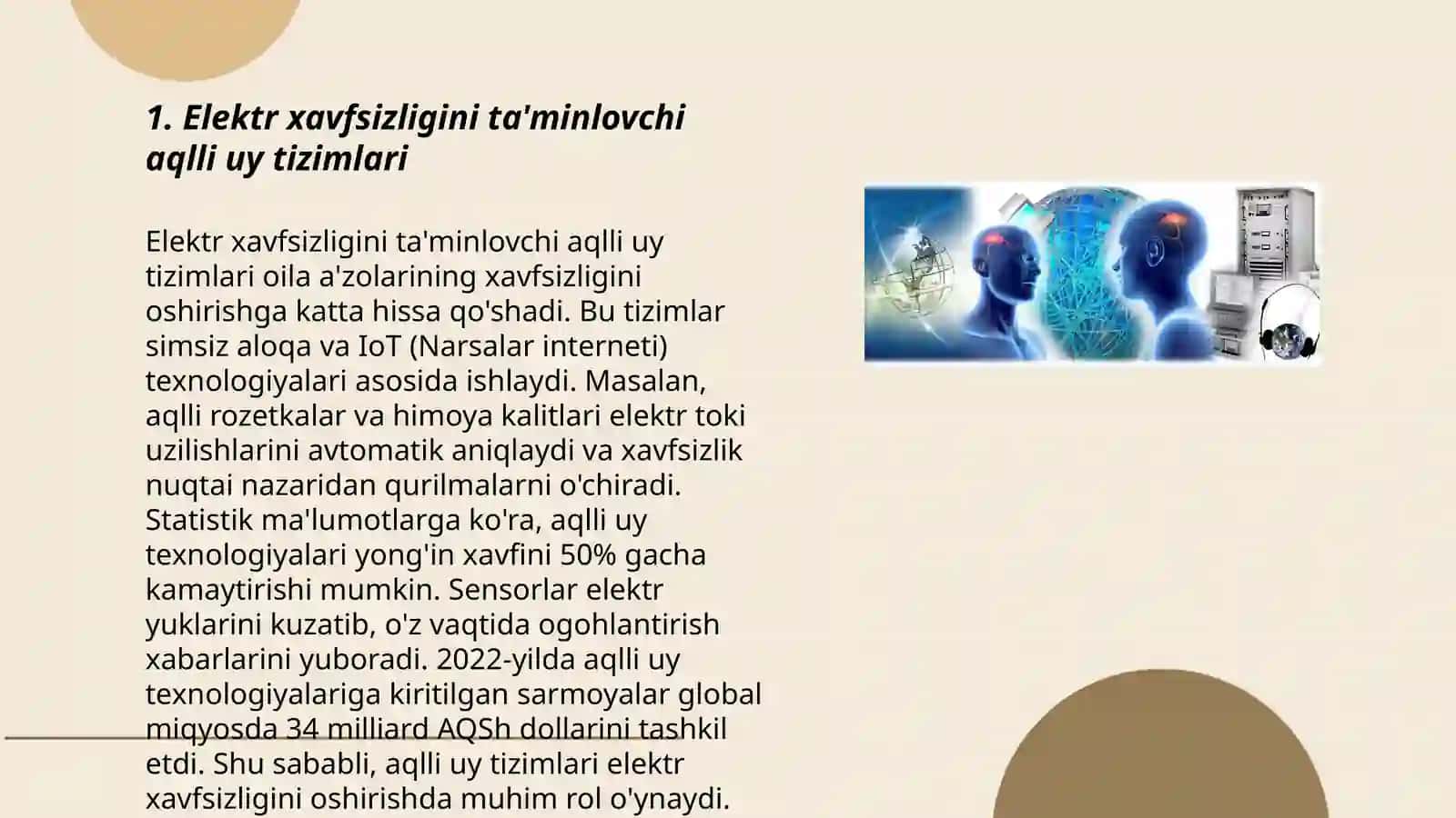 Elektr xavfsizligini ta'minlovchi aqlli uy tizimlari 3
