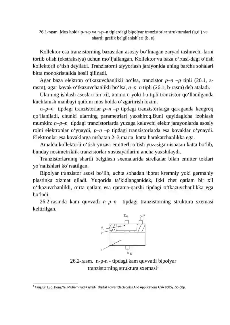 Yarim o’tkazichli tranzistorlar 3