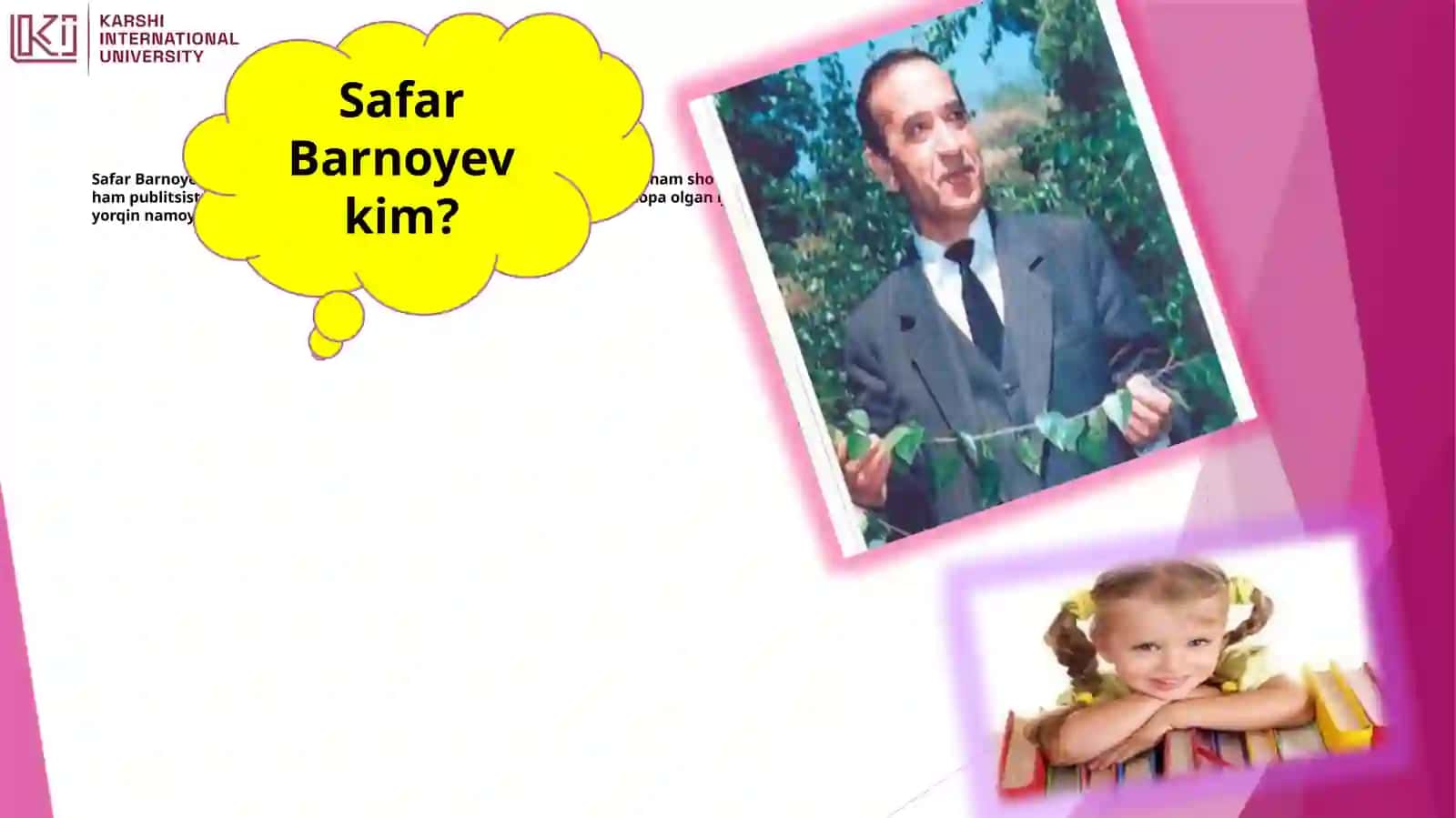 Safar Barnoyev Xolmirzayevich ijodi 3