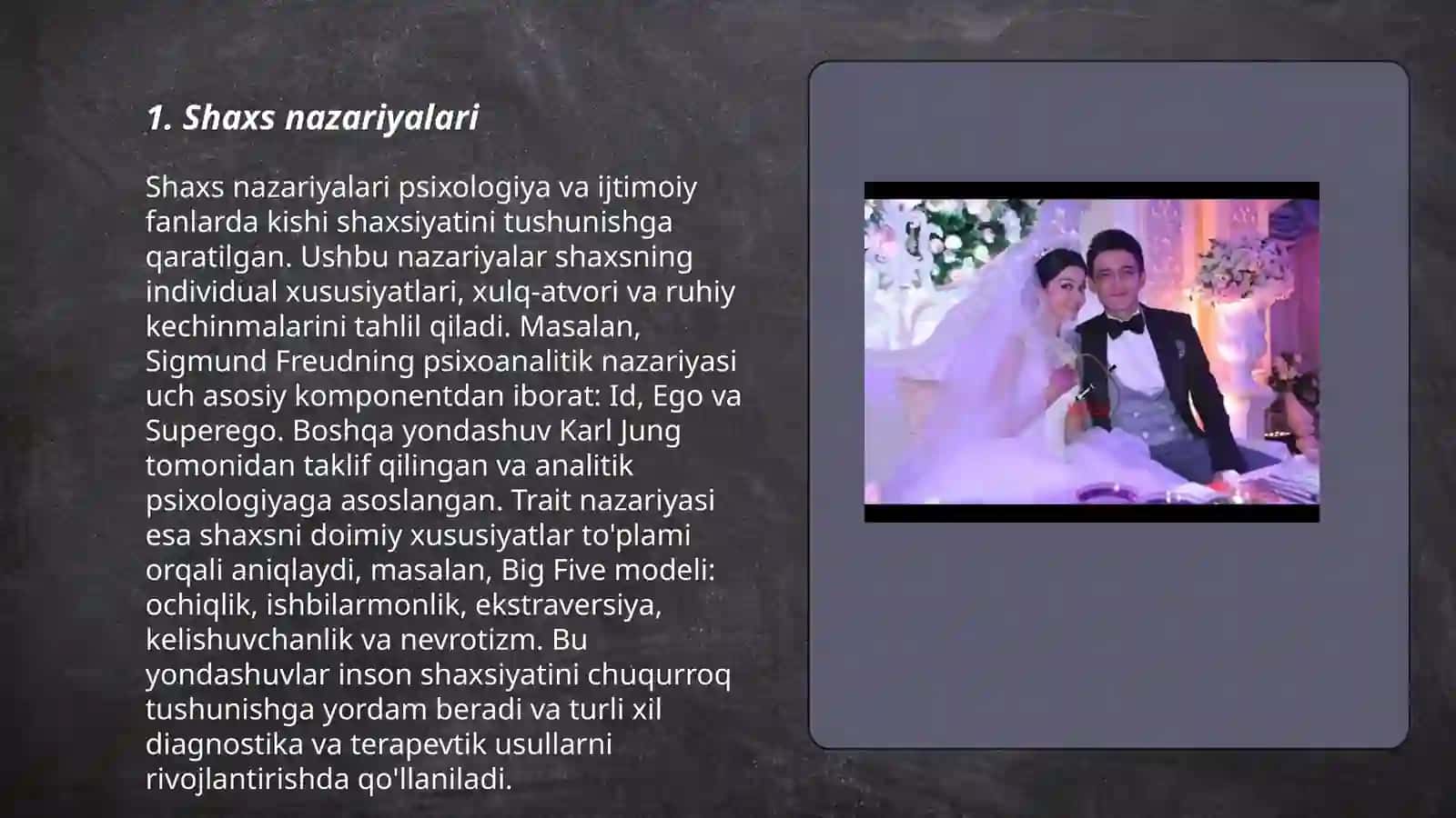 Shaxs nazariyalari 3