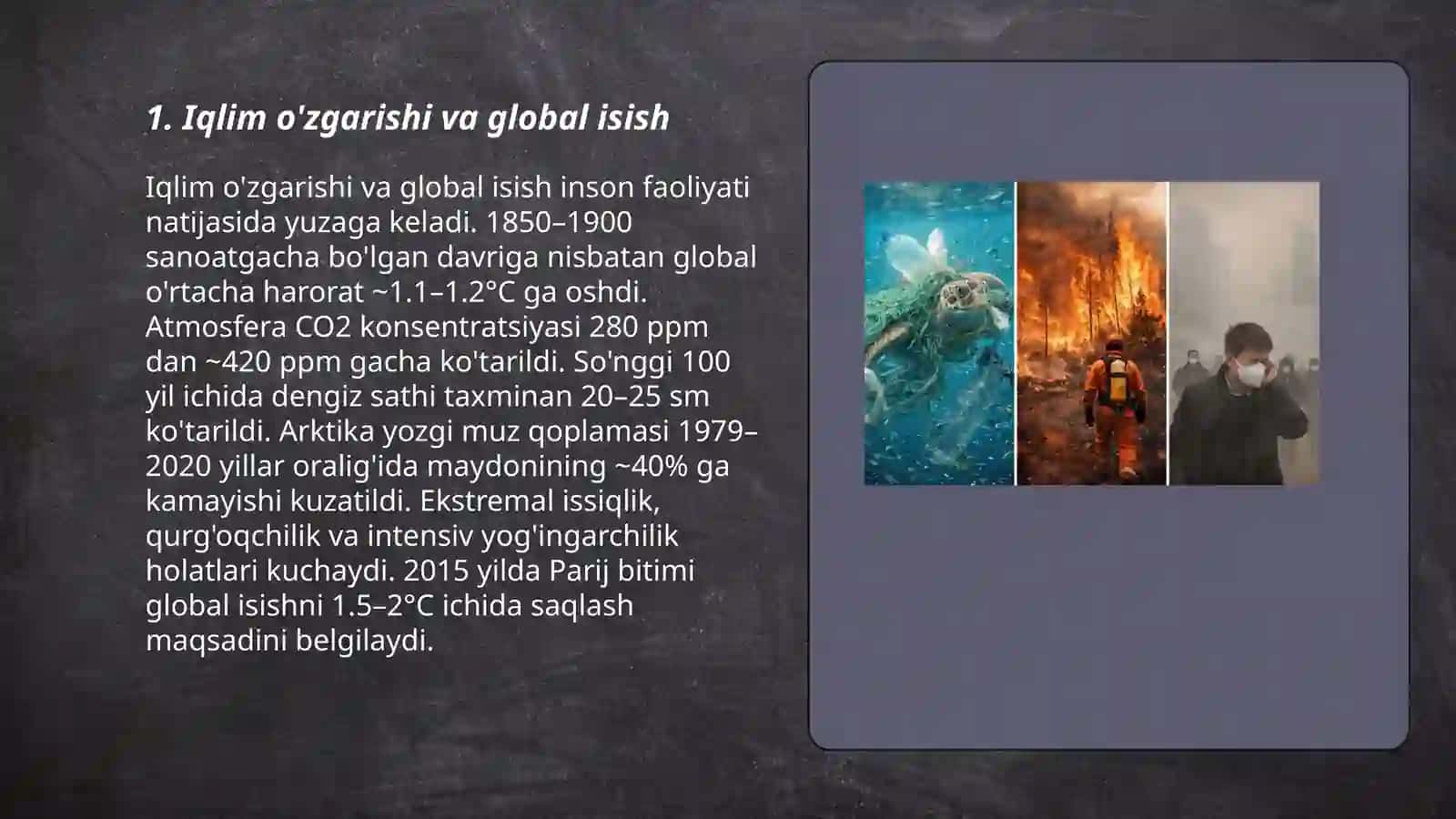 Global ekologik muammolar 3
