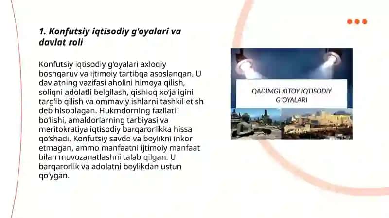 Konfutsiy iqtisodiy g'oyalari va davlat roli 3