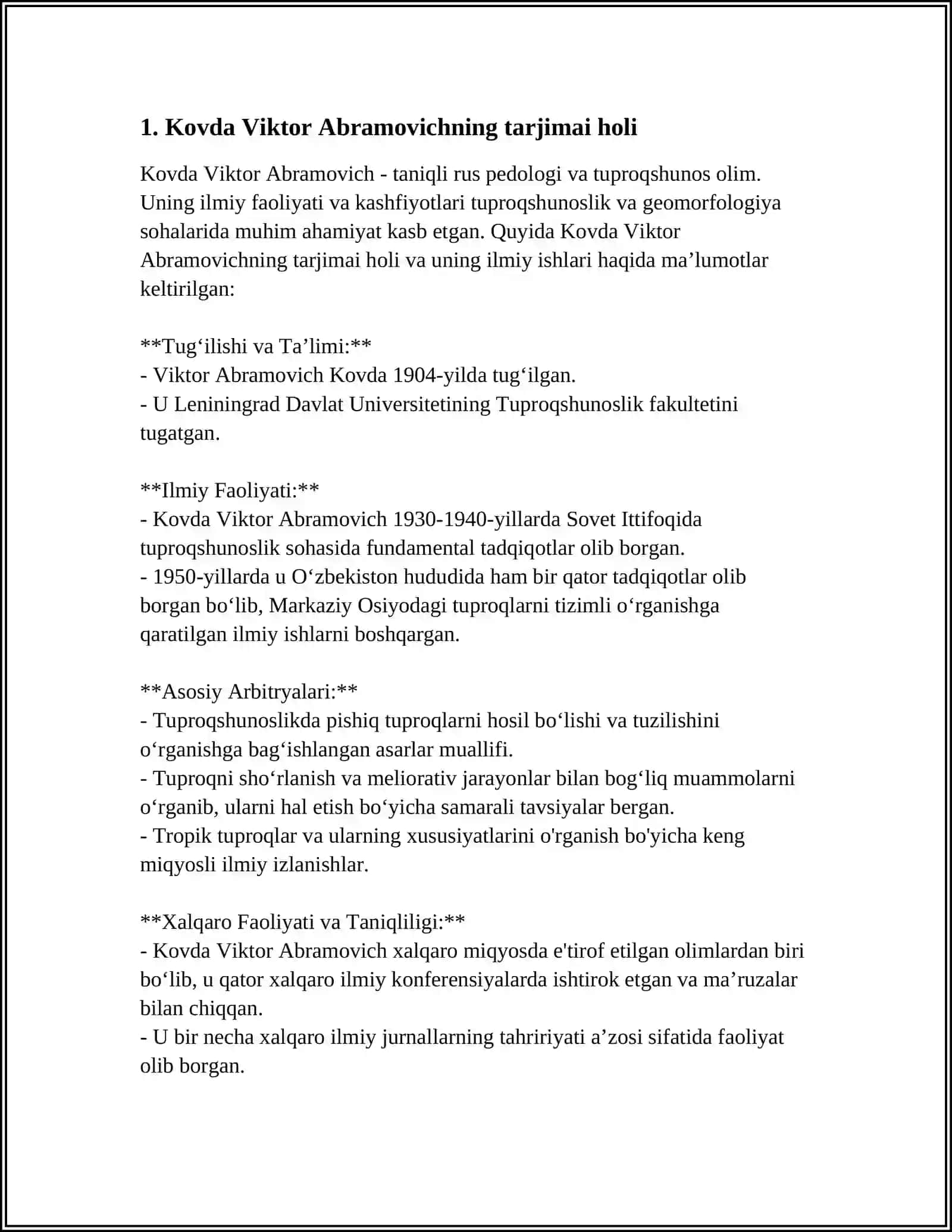 Kovda Viktor Abramovichning tarjimai holi 3