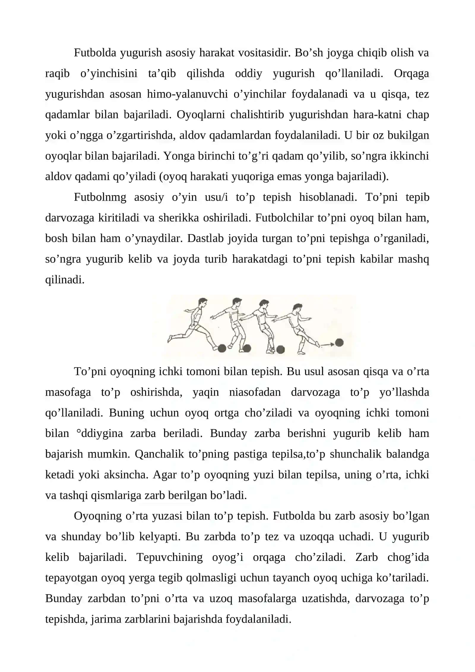 Futbol internat maktablarida mashg'ulotlar o'quv va sport 3