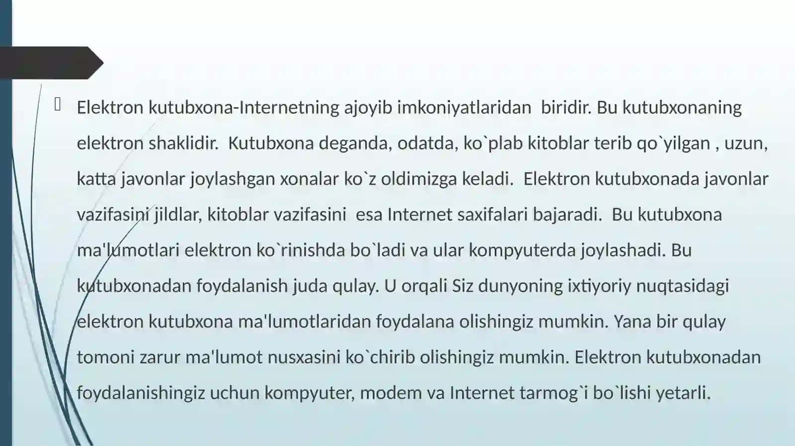 Onlaynkutubxona va elektron kataloglar 3