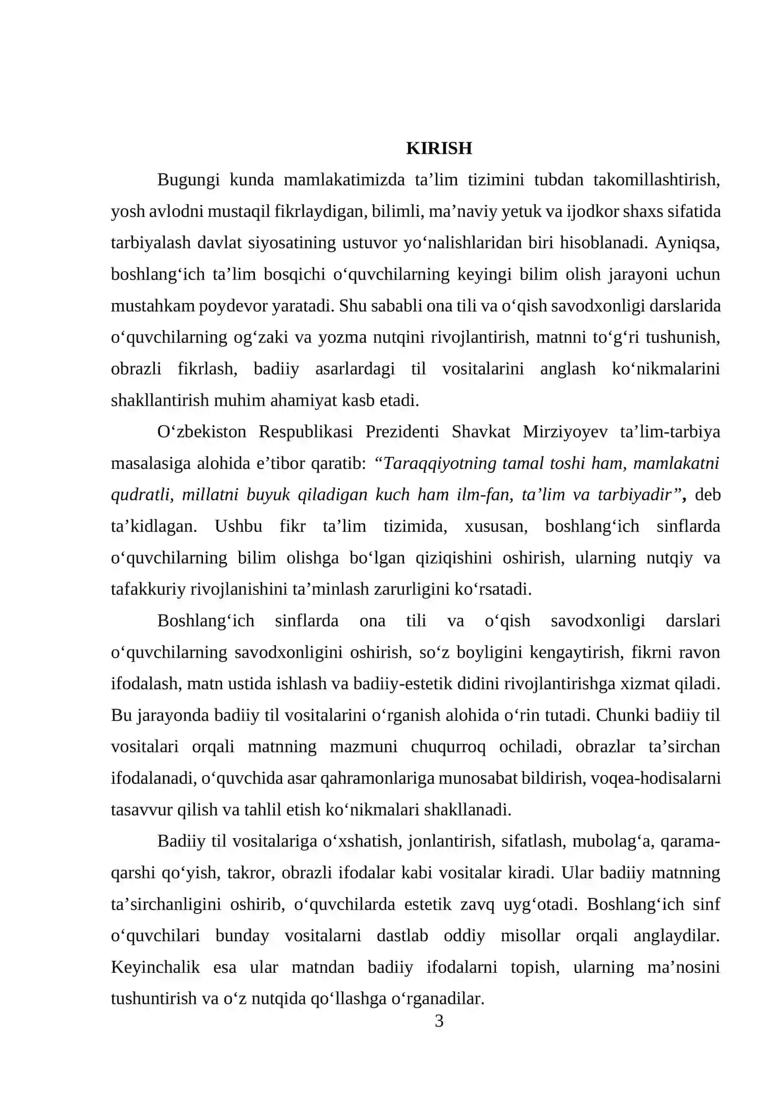 Ona tili va o’qish savodxonligi darsida badiiy til vositalari ustida ishlash 3