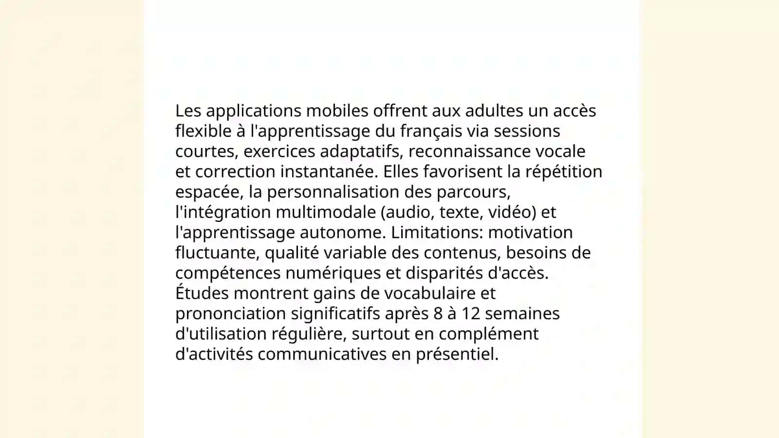 L'integration des technologies numeriques dans l'apprentissage du francais pour adultes 3