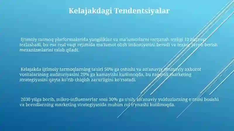 Ijtimoiy Tarmoqlar va OAV 3