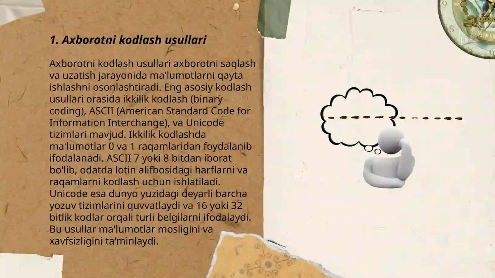 Informatsiyani kodlash mexanizmi 3