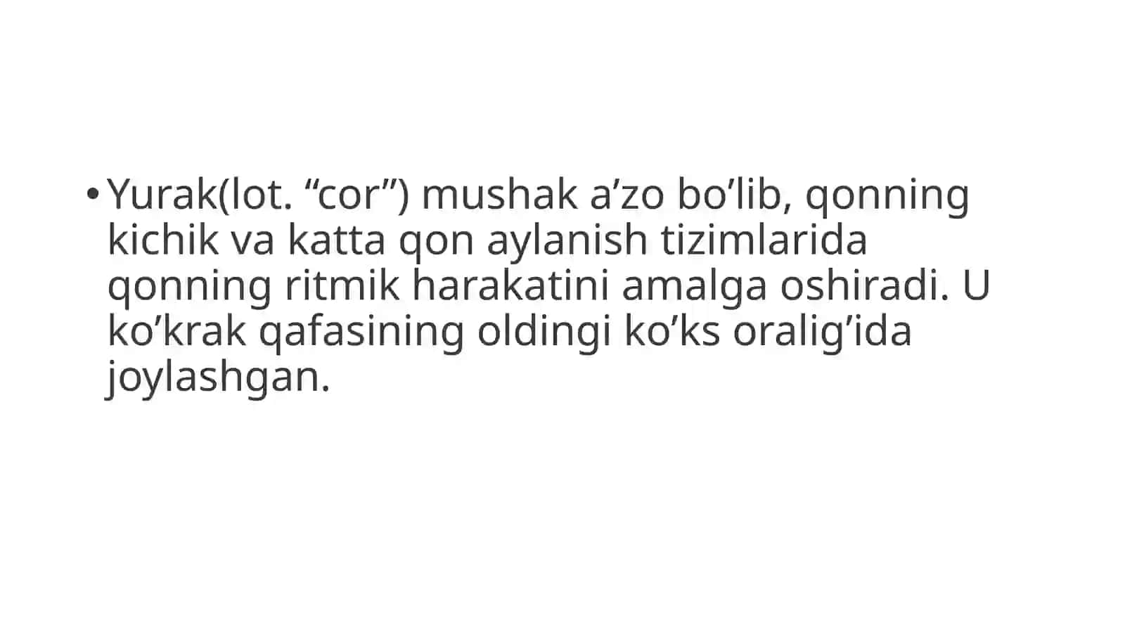 Yurak va qon tomirtizimi 3